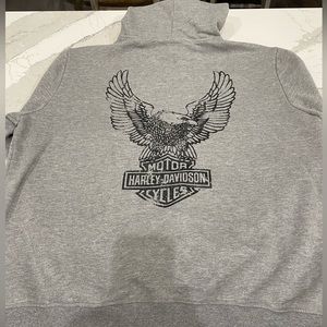 Harley-Davidson zip up hoodie XL.